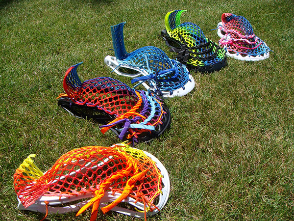 Lacrosse Money Mesh Blue to Red Fusion Very cool Show your swag! 